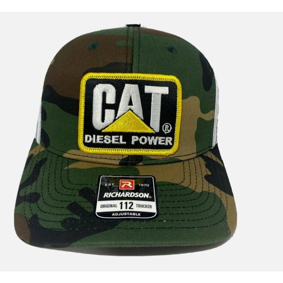 Caterpillar CAT Richardson 112 Snap Back Trucker Hat - Picture 2 of 5